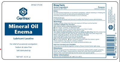 Image Description (Clean Copy   Mineral Oil Enema 4.5 Label Proof 1)